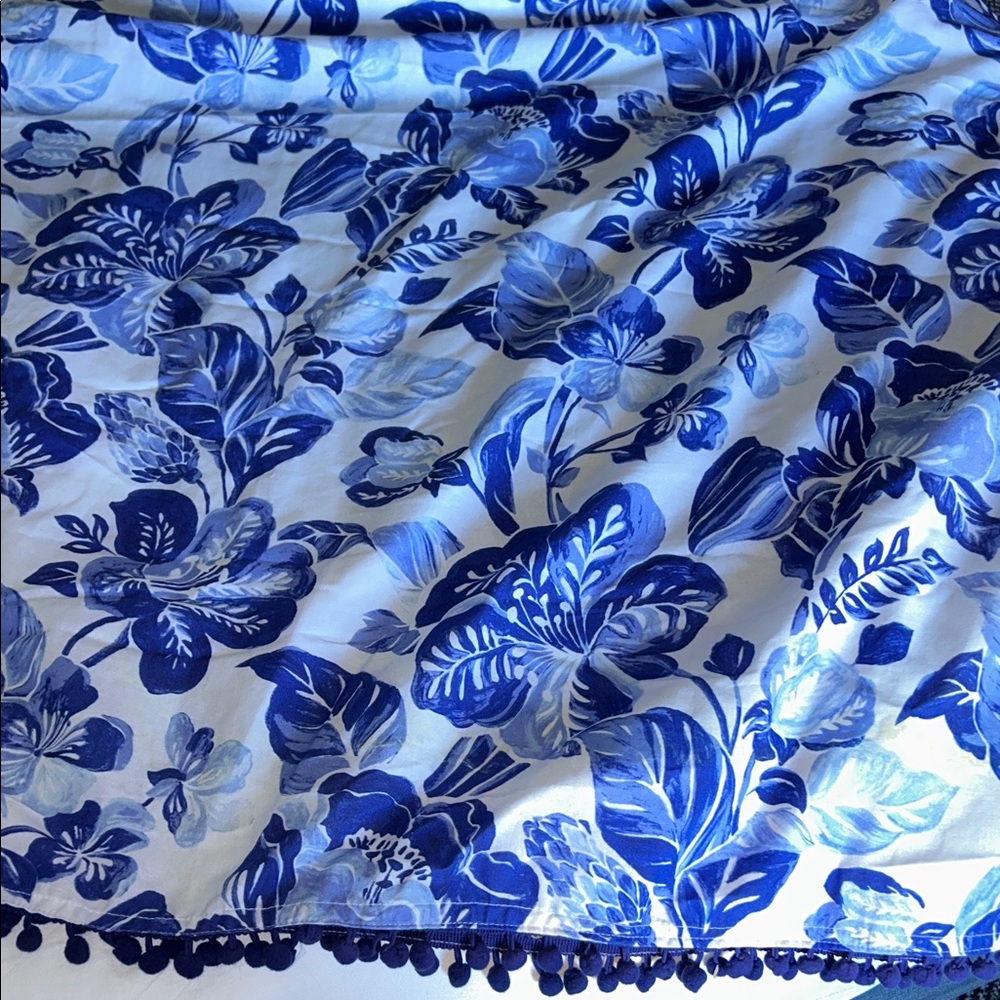 Opalhouse Blue Floral print shower curtain
